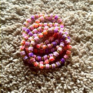 Girls Clay Bead Bracelet